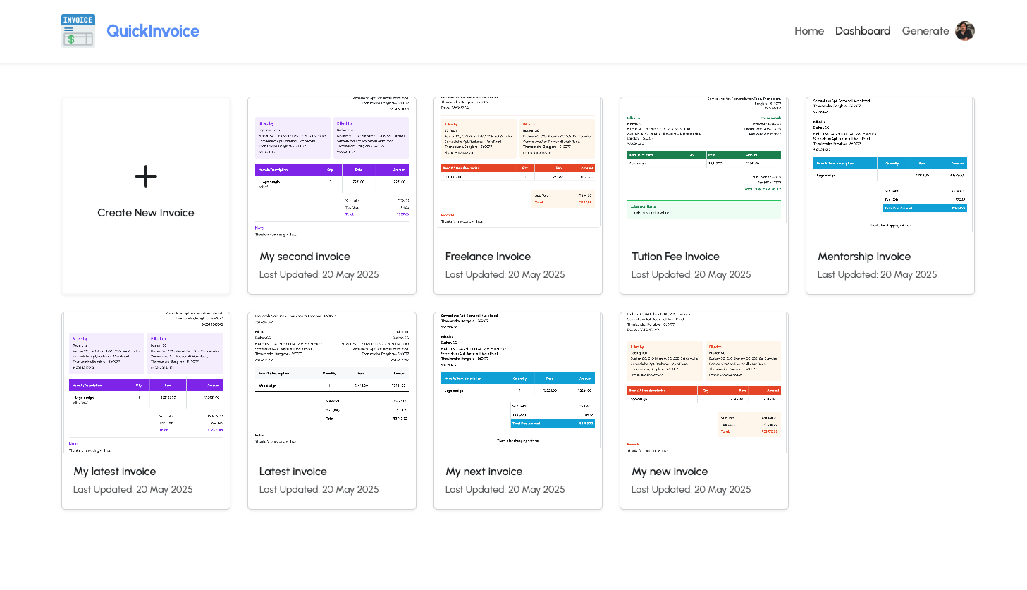 Invoice Generator